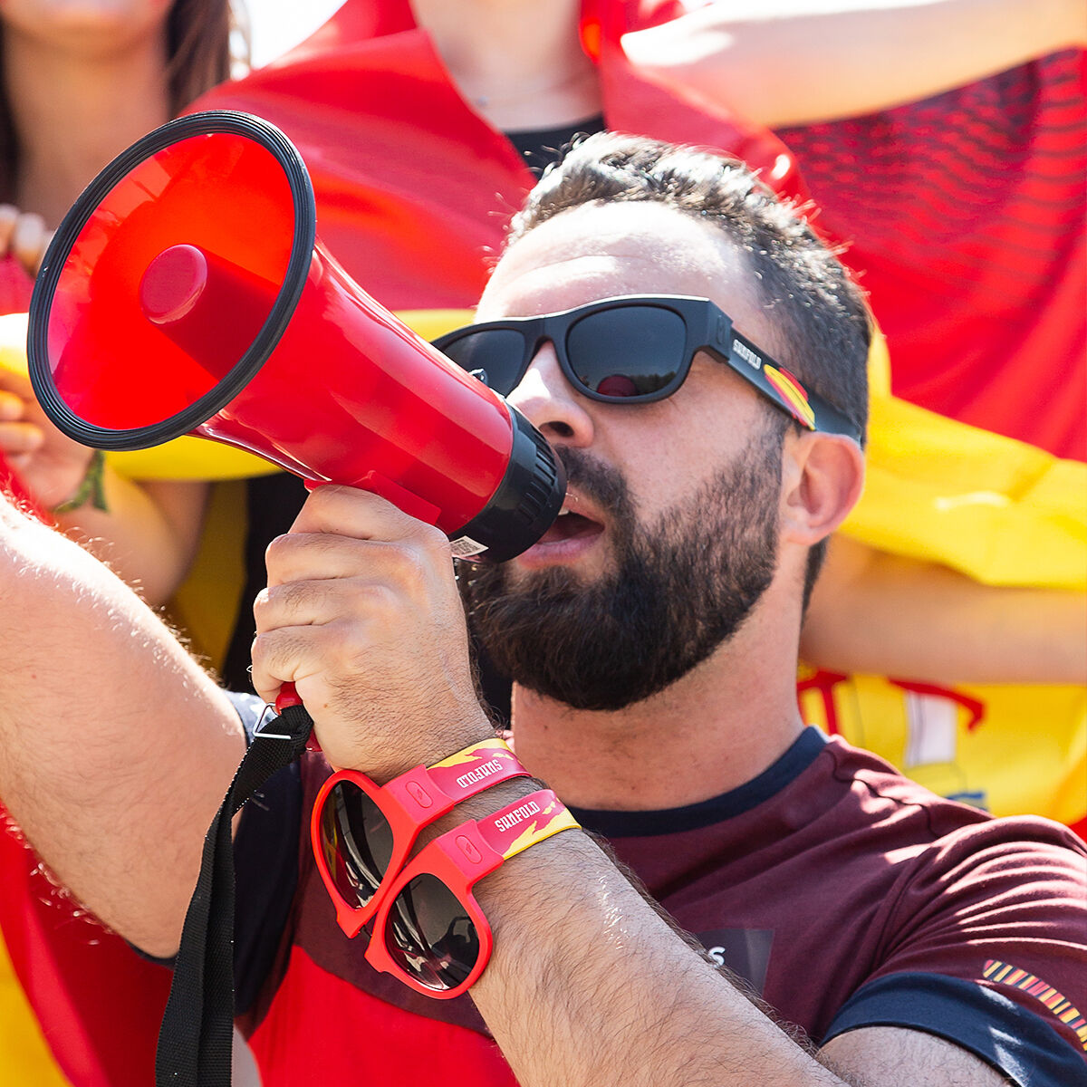 Zložljiva Sončna Očala Sunfold Spain Red